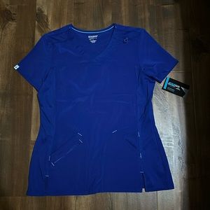 ROYAL BLUE SCRUB TOP
